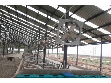 Ventilación en lugares de ganadería y aves de corral