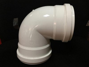 Moldes para codos de PVC de 90º, Molde de canal frío