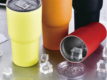 Vaso Térmico de Acero Inoxidable, con Tapa Resistente