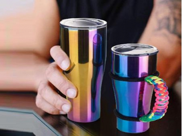 Vaso Térmico de Acero Inoxidable, con Tapa Transparente