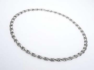 Collar Magnético, Plateado - SN063