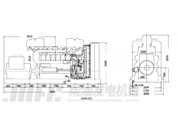 Grupo electrógeno/generador diesel de la serie 2000