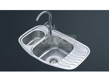 Fregadero de doble tina de acero inoxidable BL-915