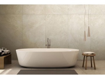 Losa de porcelana imitación mármol Safari Beige (Losa para paredes interiores, Losa para baño, Losa para exteriores) Losa de porcelana imitación mármol Safari Beige (Losa para paredes interiores, Losa para baño, Losa para exteriores)