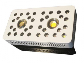 Iluminación LED colgante para cultivo con luz roja y azul de 205 Watt