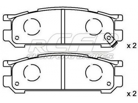 Pastillas de Freno para Vehículos de Pasajeros Subaru