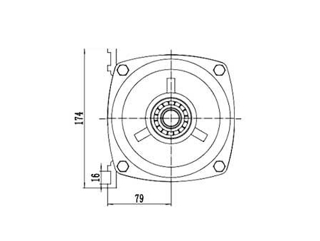 Motor de Imán Permanente sin Escobillas 1000-1200W, TF133BHF