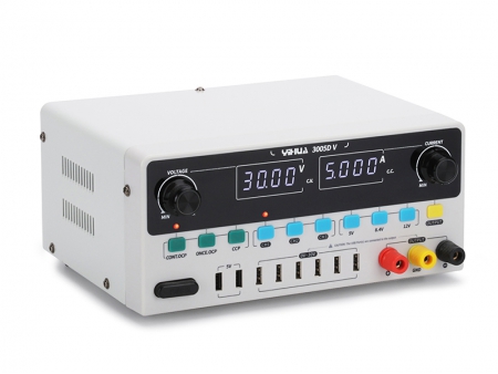 Fuente de alimentación DC lineal YIHUA 3005D V (salida única de 30V/5A)