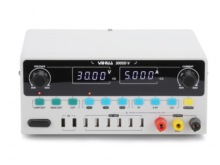 Fuente de alimentación DC lineal YIHUA 3005D V (salida única de 30V/5A)