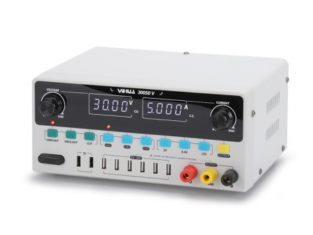 Fuente de alimentación DC lineal YIHUA 3005D V (salida única de 30V/5A)