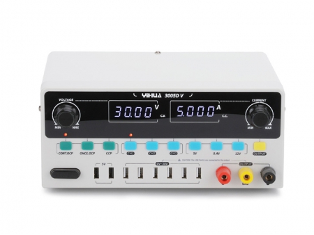 Fuente de alimentación DC lineal YIHUA 3005D V PRO (salida única de 30V/5A)