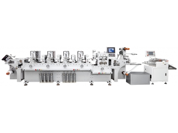 Impresora tipográfica rotativa intermitente CS-220-4C (Impresión de etiquetas, troquelado de cama plana, una sola capa)  (Impresora de etiquetas, prensa rotativa)