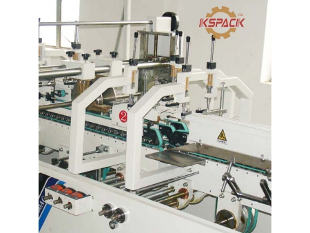 Plegadora encoladora -para cajas de fondo automático y cajas de costura recta