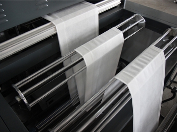 Máquina para producción de bolsa no tejida con manija WFB-BT600