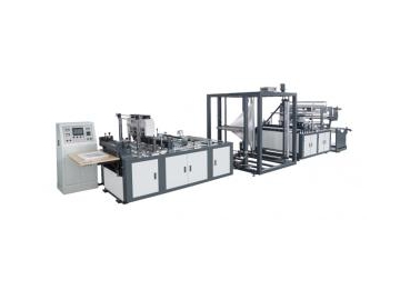 Máquina para producción de bolsa no tejida con manija WFB-DT600