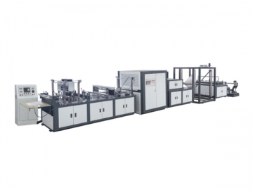 Máquina para producción de bolsa no tejida con manija WFB-BT600