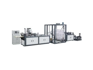 Máquina para producción de bolsa no tejida con manija WFB-DT600
