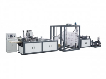 Máquina para producción de bolsa plana no tejida WFB-D600