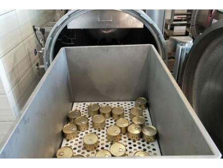 Esterelización por lotes automatizada para bebidas enlatadas