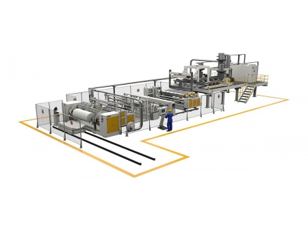 Línea de producción de película fundida multicapa