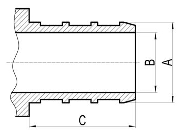 Conexión con Inserto PEX, para EUA HS240