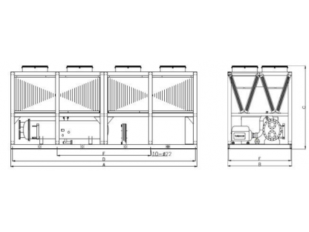 Enfriador con Rodamientos Magnéticos, Refrigerado por Agua