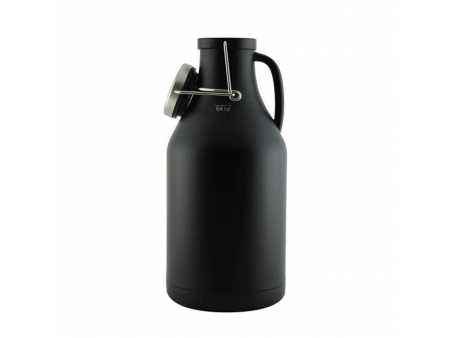 Growler de 1.89L con Aislamiento al Vacío y Tapa Flip Top