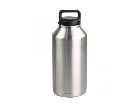 Growler de Doble Pared y Boca Ancha de 1.89L con Tapa Chug