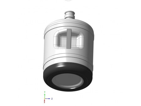 Jarra de agua de acero inoxidable 304 de grado alimenticio, sin plástico, de 4 galones, con asa ergonómica