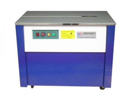 Máquina flejadora semiautomática para cajas y paquetes