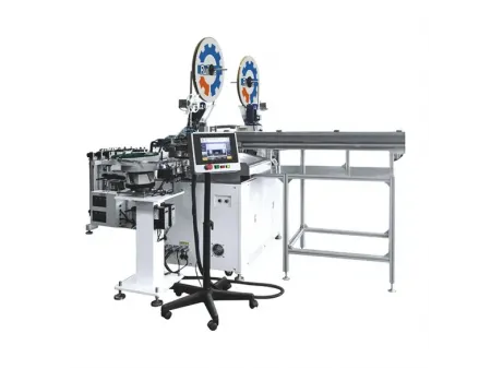 Máquina automática de crimpado de terminales de dos lados e inserción de sellos/carcasa de un lado
