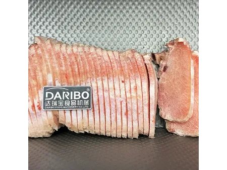 Rebanadora de carne congelada