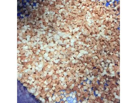 Cortadora de carne congelada en cubos 3D