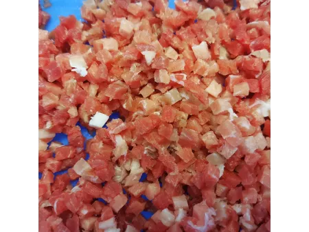 Cortadora de carne congelada en cubos 3D