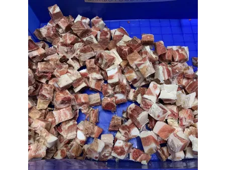 Cortadora de carne congelada en cubos 2D