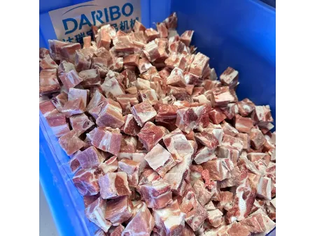 Cortadora de carne congelada en cubos 2D
