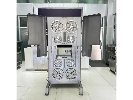 Sierra de cinta automática para carne congelada (en 5 trozos)