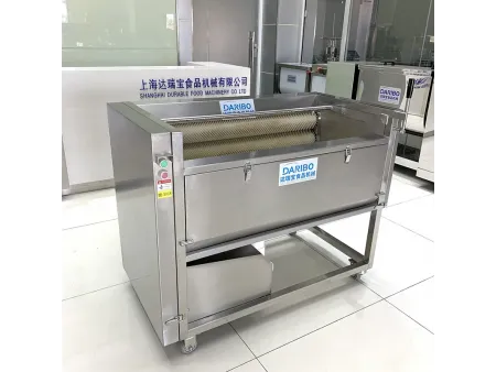 Lavadora de cepillos para vegetales