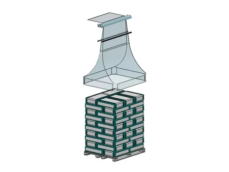Máquina envolvedora de brazo giratorio