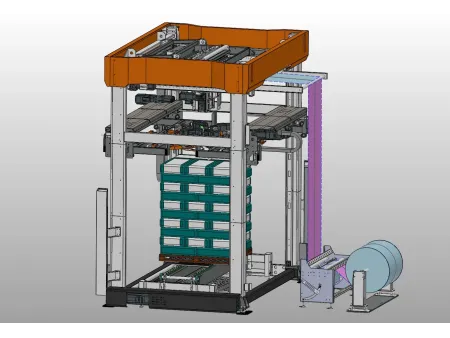 Máquina envolvedora de brazo giratorio