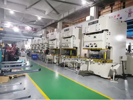 Prensa de estampado de doble biela con bastidor en C