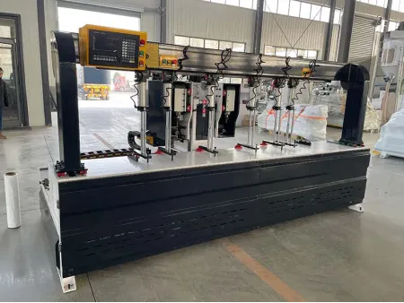 Mortajadora / espigadora CNC (con perforadora lateral)