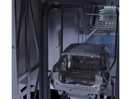 Sistema de pretratamiento y electrorecubrimiento Sistema de pretratamiento y electrorecubrimiento