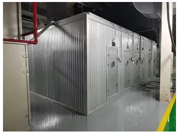 Unidad de suministro de aire y unidad de reciclaje de aire