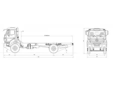 Camión cisterna de agua 4×2