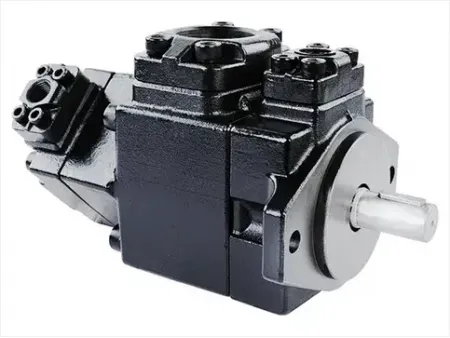 Bomba de paletas de desplazamiento fijo doble de alta presión Bomba de paletas de desplazamiento fijo doble de alta presión