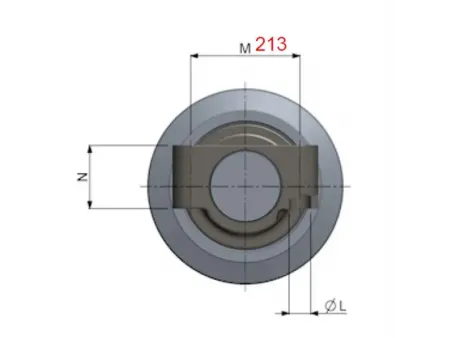 Rodillo inferior para excavadora Komatsu PC2000