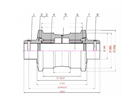 Rodillo inferior para excavadora Caterpillar E390