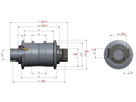 Rodillo inferior para excavadora Hitachi EX1900