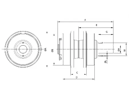 Rodillo superior para bulldozer Komatsu D275